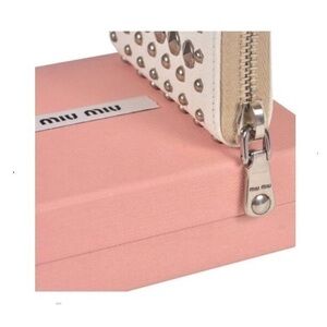 Miu Miu | Authentic White Leather Wallet